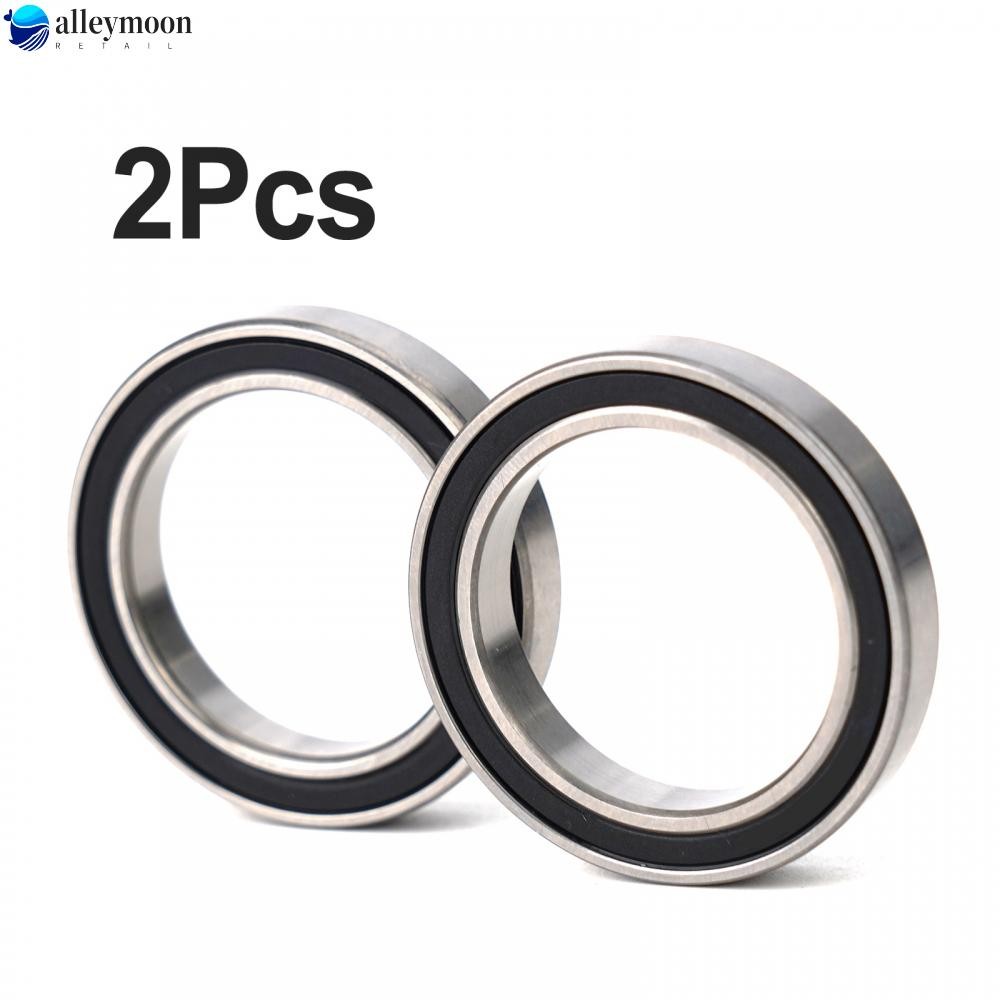 【LEYM】Bearing 2pcs 6806-2RS(61806) Compatible For FSA Set Silver Color Steel Material