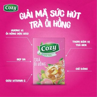 [Ảnh thật] Trà Cozy hòa tan Ice Tea  (hộp 16 gói x 15g)