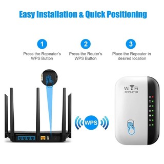 Bộ lặp WiFi 300Mbps Bộ mở rộng WiFi Bộ khuếch đại WiFi Tăng cường WiFi Tín hiệu Wi Fi 802.11N Điểm truy cập lặp lại Wi-Fi không dây tầm xa