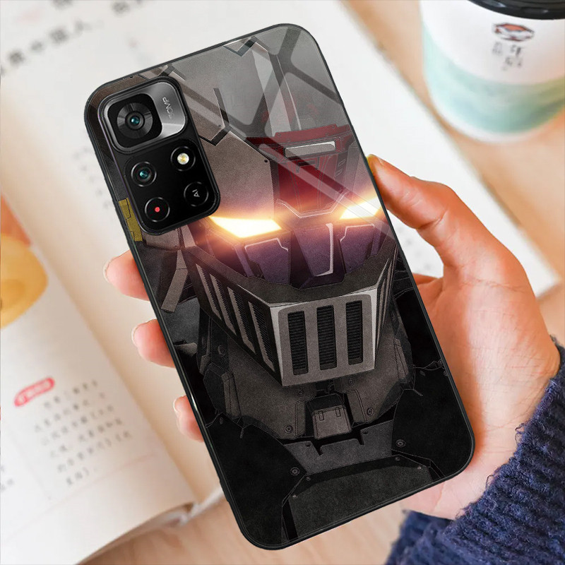 Ốp Điện Thoại Thủy Tinh Mazinger Z 03 Cho Xiaomi POCO F3 F4 F5 M3 M4 M5 M6 4G X3 X4 GT NFC X5 X6 PRO 5G