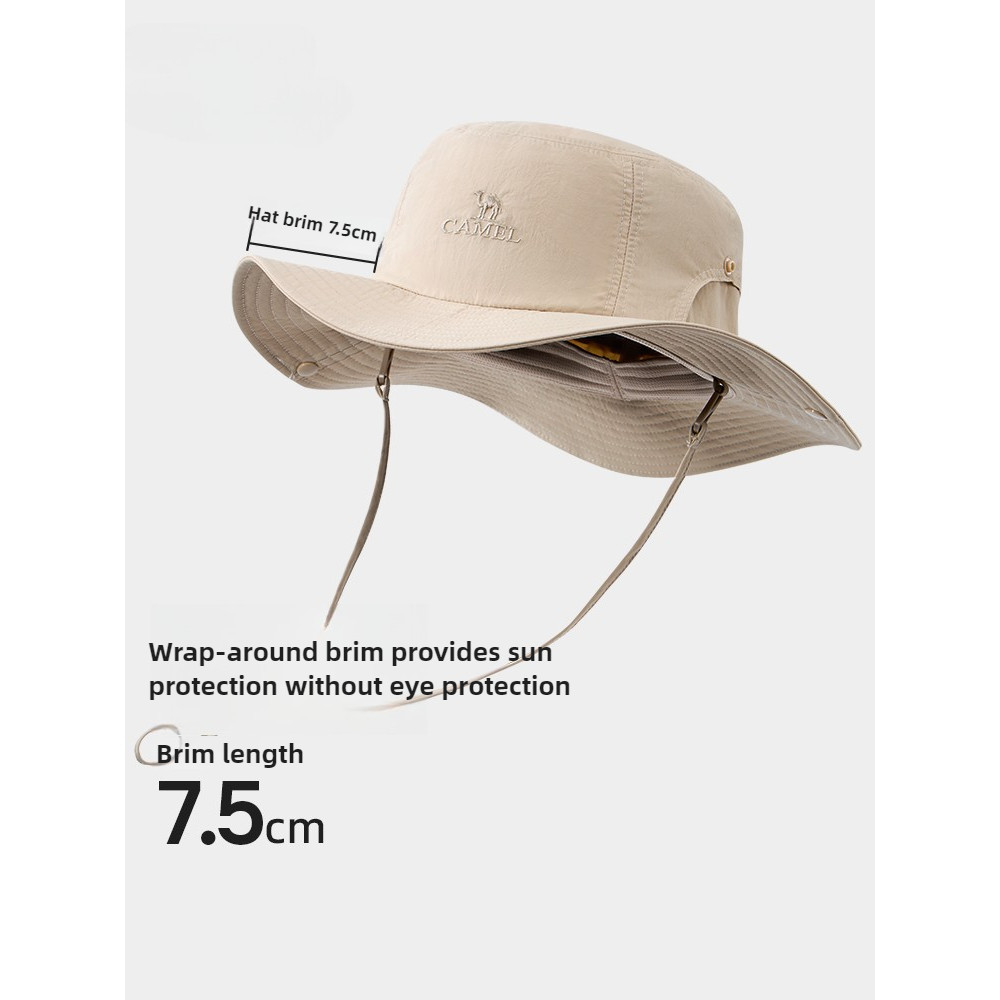 Ảnh CAMEL CROWN Sợi Nguyên Bản Leo Núi Mũ Che Nắng Chống Tia Cực tím Upf50 + Mũ Cao Bồi Phương Tây 4