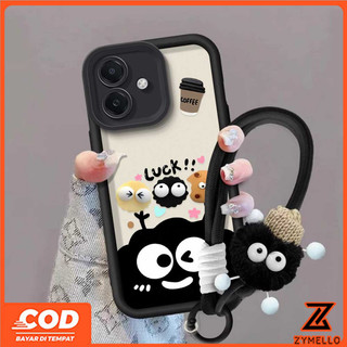 Ốp Lưng Cho OPPO A6 PRO A5i A5X A5 5G A3X A3 PRO A5 PRO A60 A79 A38 A18 A17 A57 2022 4G A78 A58 A7 A5S A12 A95 Bánh Quy Bánh Quy Dây Buộc Ốp Điện Thoại TPU Chống Sốc
