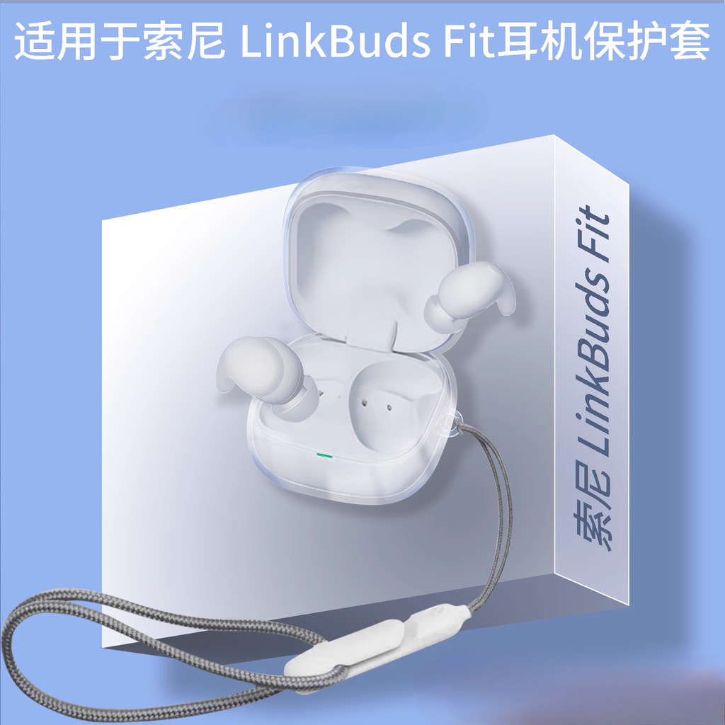 Dành cho Sony LinkBuds Fit WF-LS910N / WF-C700N / WF-1000XM4 / WF-1000XM5 Vỏ bảo vệ tai nghe Vỏ bọc tai nghe TPU xuyên thấu Tai nghe chống sốc Tay mềm