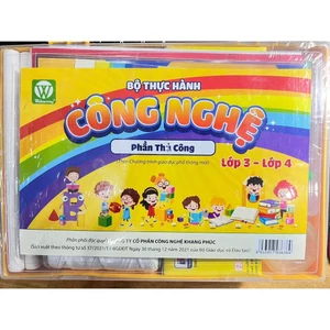 Bộ thực hành THỦ CÔNG TÍCH HỢP môn CÔNG NGHỆ lớp 3-4 ( Khang Phúc)