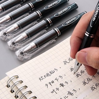[ BÁN 5 CÂY ] Bút gel lùn M&G GP0097 xanh đỏ đen.