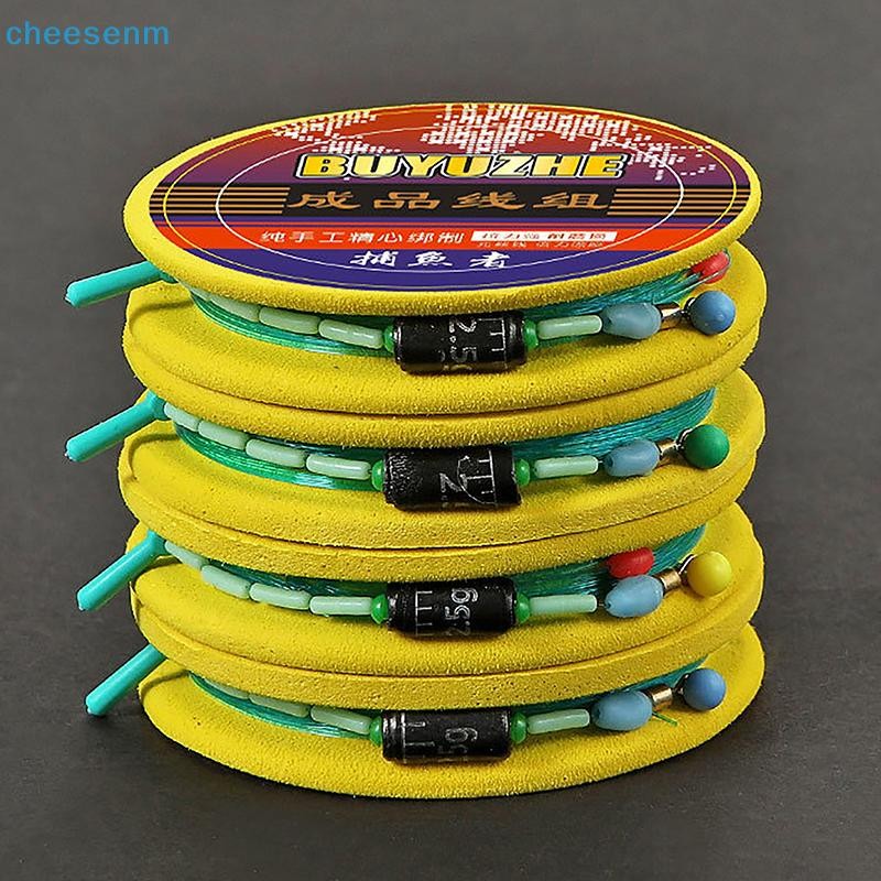 Cheenm 1 Bộ 3.6-7.2mPE Dây Gia Cố Setblack Pit Dây Cạnh Tranh Bộ Đầy Đủ Bộ Phụ Kiện Dây Câu Tay Dây Phụ Kiệnmain Line VN