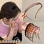Cài tóc nhựa trong suốt có răng cưa giữ tóc kiểu dáng mới đẹp đơn giản cho nữ