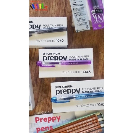 Bút máy, bút mực, viết máy, viết mực PREPPY Platinum Nhật Bản F03 học sinh tiểu học tập viết.