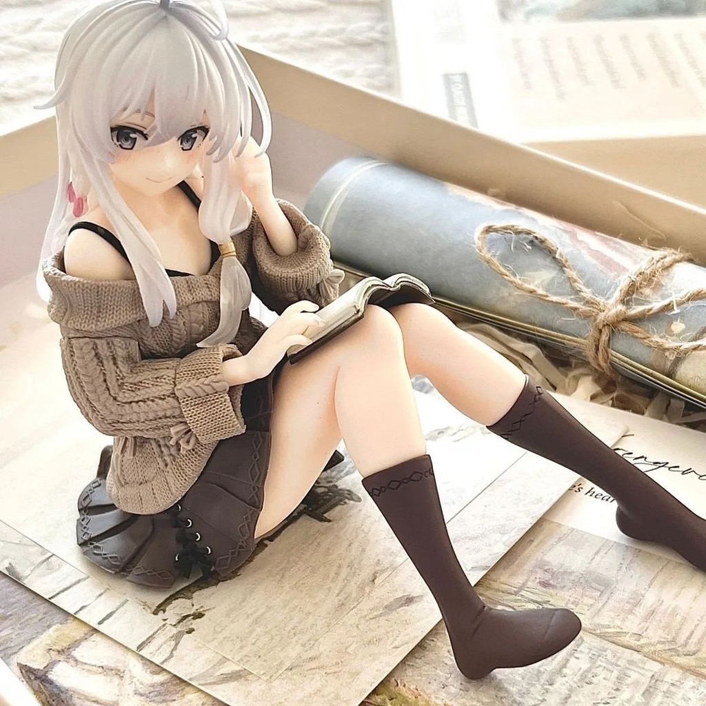 10cm Lang Thang Phù Thủy Hành Trình Của Elaina PVC Nhân Vật Hành Động Quần Áo Thông Thường Elaina Đồ Chơi Mô Hình Halloween Trang Trí Búp Bê