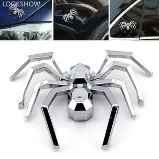 LOOKSHOW 3D Sáng Tạo Xe Máy Thiết Kế Nhện Decal Ô Tô Xước Miếng Dán Trang Trí H9Z1