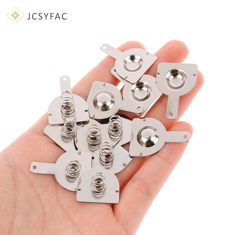 JCSYFAC 100 chiếc 18650 tấm lò xo tiếp xúc đơn dương và âm 50 Cặp 16x18.5mm Mới