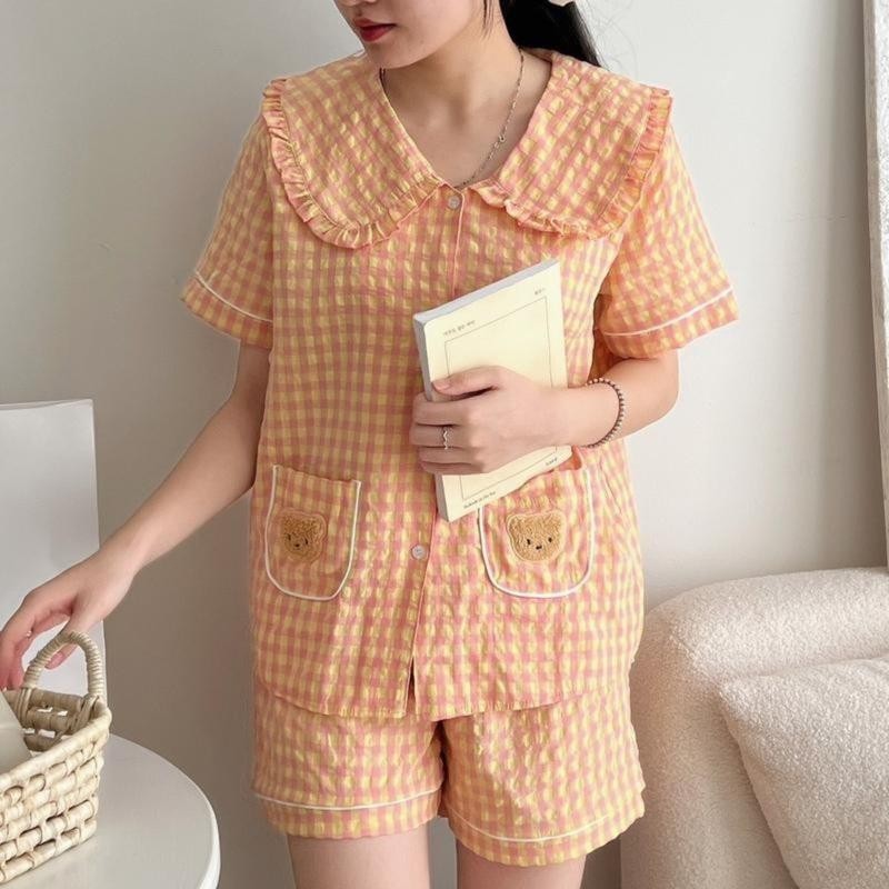 Bộ Pijama Nữ Bigsize Mùa Hè Tay Ngắn Quần Đùi Mặc Nhà Mát Mẻ Dễ Thương – Nhà PONA
