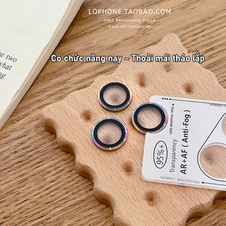 Miếng dán camera AR, Trong suốt, Chống trầy xước, Bảo vệ camera - Dành cho iPhone 17 16 15 14 13 12 11 Pro Plus Max