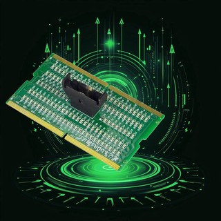 DDR5 Laptop Bo Mạch Chủ Khe Cắm Bộ Nhớ Chẩn Đoán Sửa Chữa Phân Tích Kiểm Tra SDRAM SO-DIMM Pin Out Notebook LED Test Card
