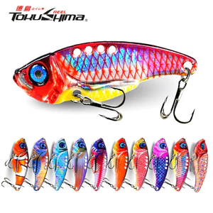7g / 10g / 15g 1 Máy Spinner VIB Đúc Mồi Nhân Tạo Mồi Cứng Chìm Jig Swimbait In 3D Mồi Câu Cá Cho Bass Cá Hồi Walleye