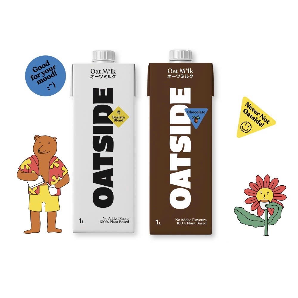 [Combo 3 Hộp] Sữa Yến mạch OATSIDE Barista Blend 1L, Nguyên Chất Không Đường Thơm Ngon Bổ Dưỡng