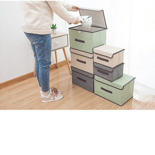 Hộp Đựng Quần Áo Có Nắp BUNA ,Túi Đựng Đồ Đa Năng Bằng Vải Cứng Cáp Có Nắp Đậy.