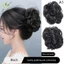 Bun Tóc Tổng Hợp Sống Động Như Thật Lộn Xộn Tóc Giả Hoa Bud Grip Kẹp Co Giãn Nữ Tóc Giả Miếng Lụa Nhiệt Độ Cao VN