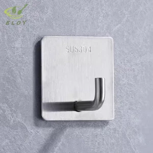 Móc thép không gỉ Móc dính chắc chắn Cửa sau Áo khoác Móc phần cứng Móc áo kim loại không thủng Móc áo VN