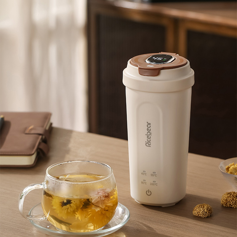 [Cookora] Bình Đun Giữ Nhiệt Thông Minh 450ml - Đun Sôi, Giữ Ấm, An Toàn Cho Trẻ Em, Quà Tặng Ý Nghĩa
