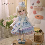 ShugaFairy Ynny 1 / 6 Bjd Búp Bê Xanh Trắng Dopamine Retro Ngọt Ngào Dễ Thương Fullset Quả Cầu Khớp Bjd Quần Áo 30cm Bjd Cổ Tích Anime Nhân Vật — ảnh 4