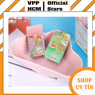 [5 Cục] Gôm Tẩy Bút Chì 2B Deli EH303 Tẩy Sạch Sẽ Ít Vụn Không Mòn Giấy