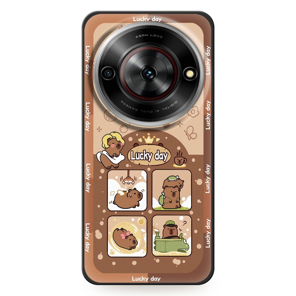 Ốp Điện Thoại Bọc Toàn Bộ Hoạt Hình Cho ZTE Blade A75 5G / Nubia Focus 5G / Bắp 5G Graffiti Chống Va Đập Túi Điện Thoại Chống Thấm Nước Bảo Vệ Bền Chống Bụi Vỏ Mềm Chống Sốc Thiết Kế Thời Trang