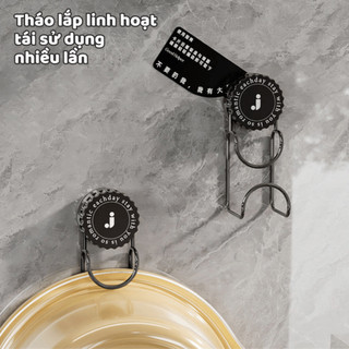 Móc Treo Thau Chậu Nhà Tắm ECO Hút Chân Không Chịu Lực, Giá Cốc Hút Treo Đồ Đa Năng Không Khoan Đục