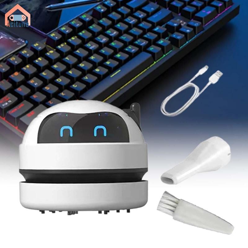 Máy hút bụi để bàn Mini Acutuna Máy hút bụi để bàn hoạt hình dễ thương cho bụi trên bàn