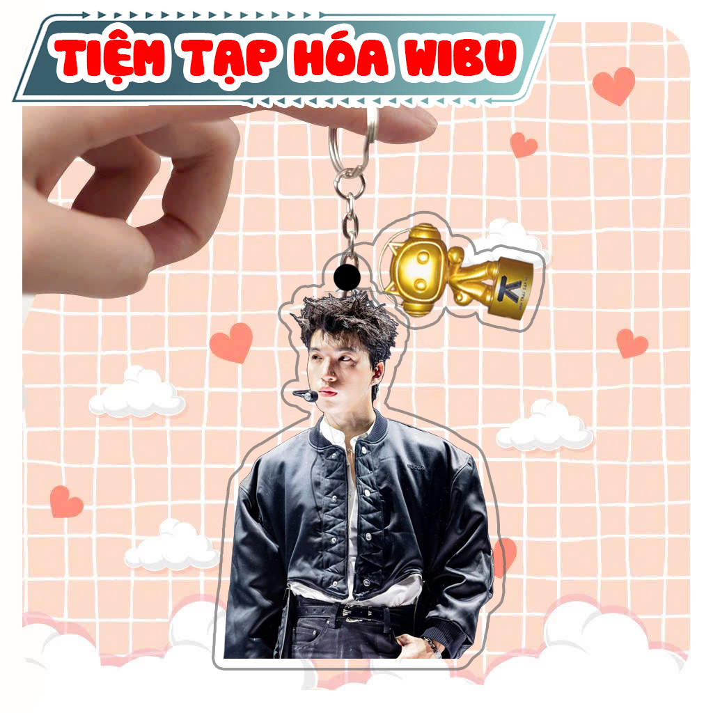 Móc Khoá Keychain Acrylic Hiếu Thứ Hai Quán Quân Anh Trai Say Hi Móc Khóa 2 Mảnh Hình Và Cúp Vàng Tiệm Tạp Hóa Wibu