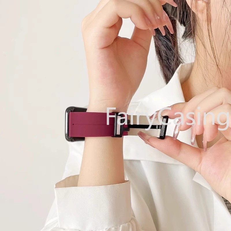 Dây đeo silicon thể thao từ tính cho vòng đeo tay Xiaomi Mi Band 9 Pro Correa cho Xiaomi Redmi Watch 4 / Mi Band 8 Pro Phụ kiện đai