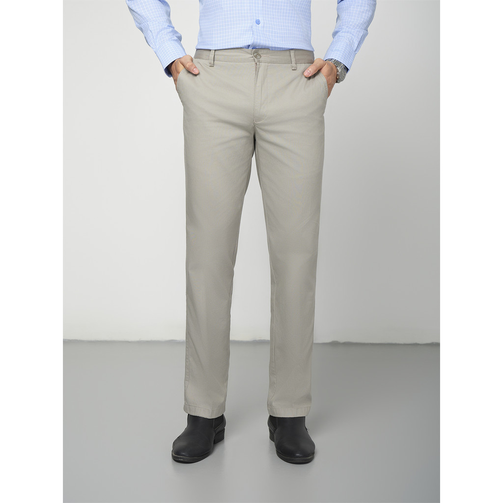 Quần Khaki 0Ply Viettien Smart Casual Vải Cotton Phom Regular VT00000253