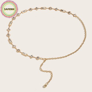 Safenh Thời Trang Kim Cương Giả Thắt Lưng Nữ Thắt Lưng Nữ Hàng Ngày Đầm Áo Sơ Mi Trang Trí Thắt Lưng Dây Xích Thắt Lưng VN