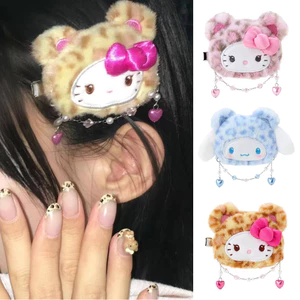 Kẹp Tóc Mèo Sang Trọng Dễ Thương Da Báo In Hình Ktcat Ngọc Chó Hoạt Hình