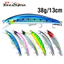 6 Màu 13cm / 38g Chìm Crankbait Minnow Mồi Câu Cá Wobbler Swimbait Với 2 Móc Treble Mồi Cứng Nhân Tạo Cho Cá Hồi Bass Perch Pike.