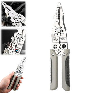 Kìm cắt cáp Crimper Kìm cắt dây tự động có thể điều chỉnh Kìm tuốt đa chức năng Kìm uốn Thiết bị Dụng cụ cầm tay SUNND