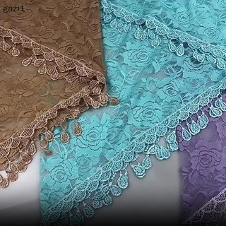 [gazi1] Khăn choàng tam giác pha trộn hoa hồng Jacquard dành cho nữ Nhà thờ Hồi giáo Khăn choàng cầu nguyện đám cưới Boutique
