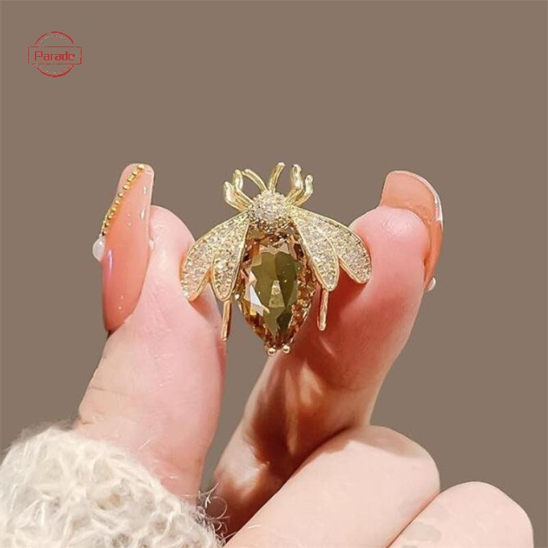 Diễu Hành Thời Trang Kim Cương Giả Hình Ong Trâm Cài Cho Nữ Quần Áo Áo Áo Trang Sức Phụ Kiện Quà Tặng VN