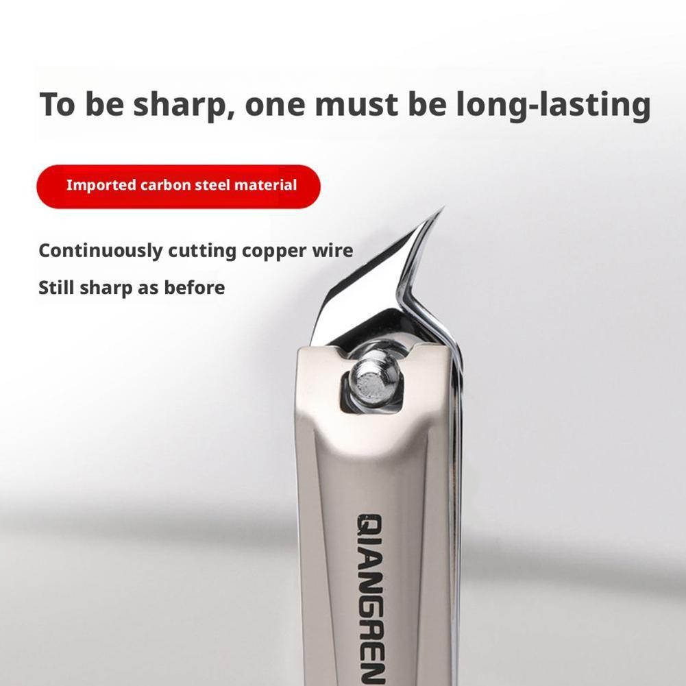 Nail Clipper Miệng xiên Hình Thẳng Da Chết Cắt Móng Tay Bảo Vệ Đầu Lớn Móng Tay U5s8