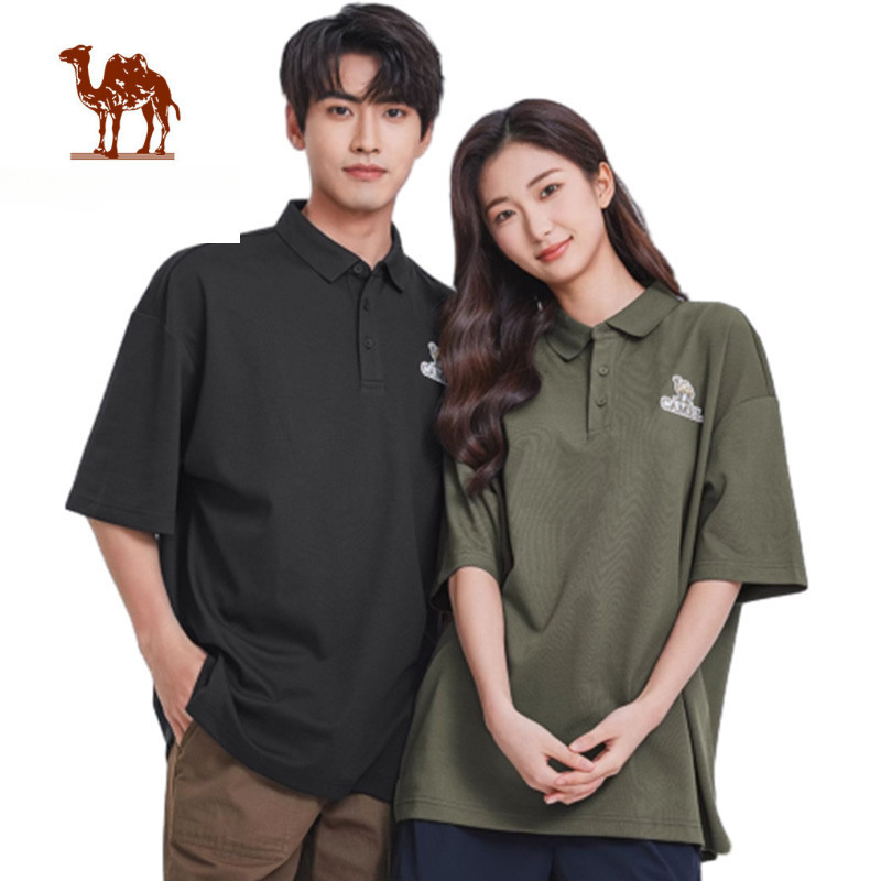 Ảnh Áo sơ mi Polo ngắn tay ngoài trời CAMEL CROWN Áo thun nam vải khô nhanh chống nắng cảm giác băng 1