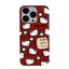 Lucky kt rượu vang mèo mềm cho ốp lưng iphone 16PROMAX 16 15 15promax 14promax 13promax 11 11pro 12promax XR 7p 8plus Kết cấu bề mặt sáng