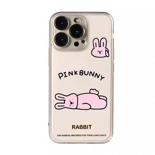 Vỏ cặp đôi chú thỏ cho Xiaomi 15 Pro Civi 4 Pro 14 Ultra 13 13T 12 12S 12T Pro Xiaomi 13 Lite 13 12S Ultra Cover Vỏ điện thoại mềm trong suốt chống sốc hoạt hình dễ thương