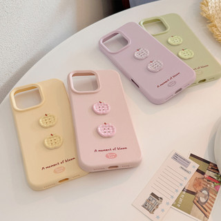 Ốp điện thoại silicon màu vàng hồng 3D dễ thương cho iPhone 17Promax 16 Pro Max 12 13 14 15 Promax Vỏ di động nữ tính ngọt ngào chống sốc