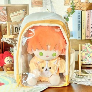 Ba lô itaBag lớn 40CM bằng PVC trong suốt nhiều lớp