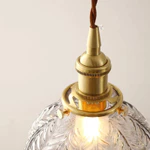 Đèn Treo Thủy Tinh Nhật Bản Cổ Điển, Đèn Chùm Cổ Điển Bằng Đồng Thau Led Đèn Trần Thả Cho Đảo Bếp, Phòng Ngủ, Phòng Khách, Bàn Ăn, Quầy Bar — ảnh 8