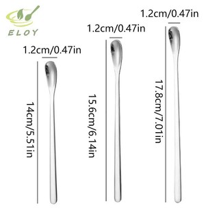 [ELOY] Thìa Cà Phê Inox Kem Món Tráng Miệng Trà Khuấy Thìa Cho Dã Ngoại Phụ Kiện Nhà Bếp Thanh Dụng Cụ Tay Cầm Dài Thìa VN