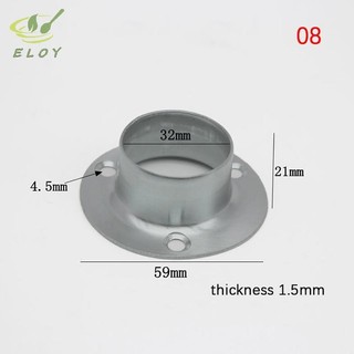 [ELOY] Ghế Mặt bích Inox Cho Tủ Quần Áo Rèm Thanh Vải Ghế Ống Tròn Ghế Nội Thất Gia Đình Phần Cứng Khăn Ống Giá Đỡ VN