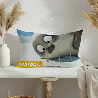 "Sealook" Vỏ gối Polyester in một mặt Trang trí nội thất Vỏ gối hình chữ nhật (Không bao gồm lõi gối)