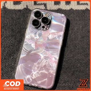 Ốp Lưng Cho OPPO Reno 15F Reno 14F Reno 14 Pro Reno 13F Reno 13 Reno 13 Pro 5G Reno12 F Reno 12 PRO Reno 11F Reno 8T 5G Ốp Điện Thoại TPU Chống Sốc Hình Bướm Màu Hồng