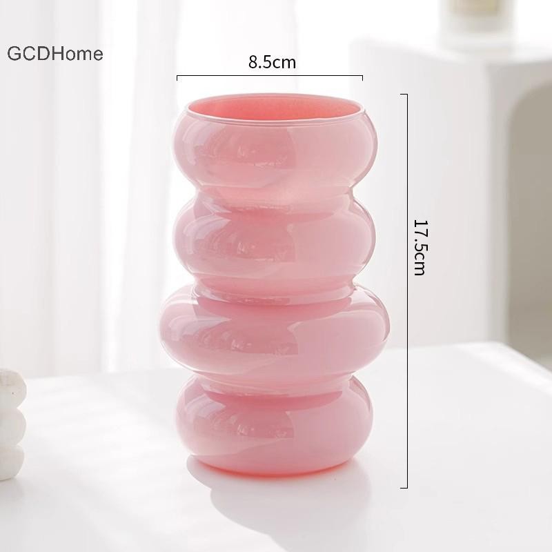 GCDHome 1 Scandinavia Xoắn Ốc Bình Thủy Tinh Sắp Xếp Hoa Nhà Bếp Phòng Khách Phòng Ngủ Nhà Bàn Cưới Bình Trang Trí HOT